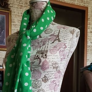 Polka dot scarf